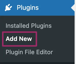 Add WordPress plugin from zip