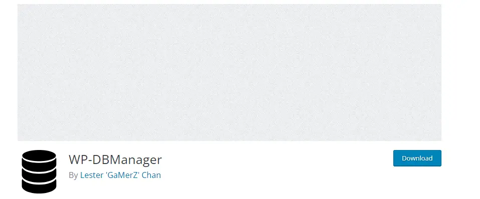 WP-DB Manager: Database plugin 