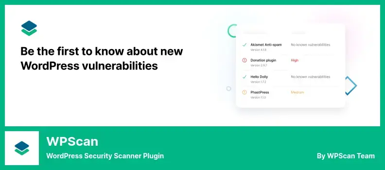 WPScan Wordpress Security Plugin