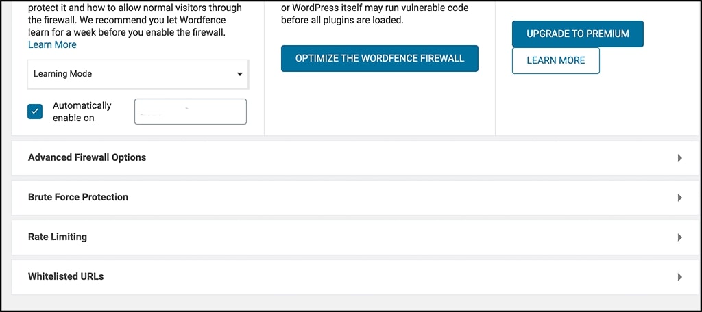 Firewall Options