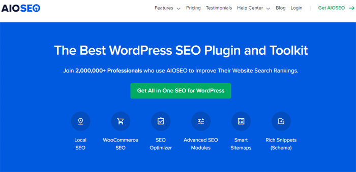 All in one SEO wordpress plugin